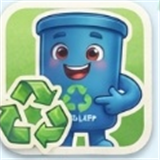 Yuji, la caneca azul mascota de IbaguéRecicla